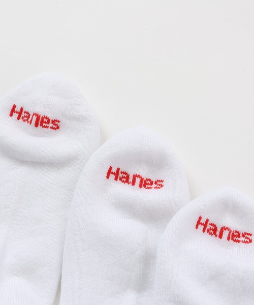 HANES（ヘインズ）の「【Hanes/ヘインズ】メンズ 【3足組】フルレングスリブソックス【ノンパイル】（ソックス/靴下・メンズ・ホワイト/ブラック・MEDIUM）」の5枚目の写真