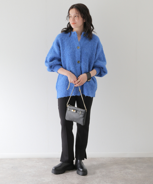 B.C STOCK（ベーセーストック）の「スリムストレートストレッチパンツ（スラックス・レディース・カーキ/ブラック・SMALL/MEDIUM）」の13枚目の写真