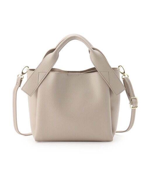 index（インデックス）の「◆3層ミドルサイズショルダーバッグ（ショルダーバッグ・レディース・ベージュ/ブラック/シルバー・00）」の4枚目の写真