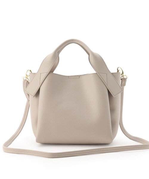 index（インデックス）の「◆3層ミドルサイズショルダーバッグ（ショルダーバッグ・レディース・ベージュ/ブラック/シルバー・00）」の10枚目の写真