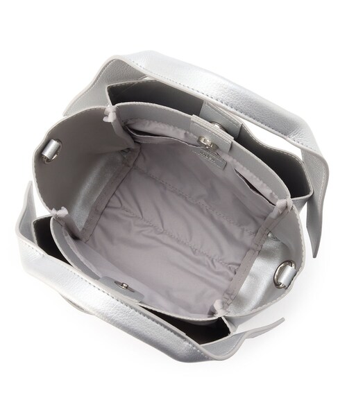 index（インデックス）の「◆3層ミドルサイズショルダーバッグ（ショルダーバッグ・レディース・ベージュ/ブラック/シルバー・00）」の19枚目の写真