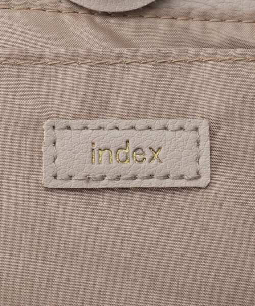 index（インデックス）の「◆3層ミドルサイズショルダーバッグ（ショルダーバッグ・レディース・ベージュ/ブラック/シルバー・00）」の11枚目の写真