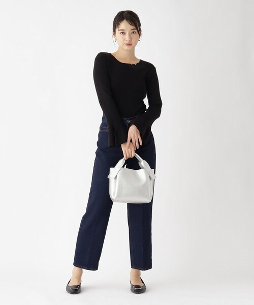 index（インデックス）の「◆3層ミドルサイズショルダーバッグ（ショルダーバッグ・レディース・ベージュ/ブラック/シルバー・00）」の13枚目の写真