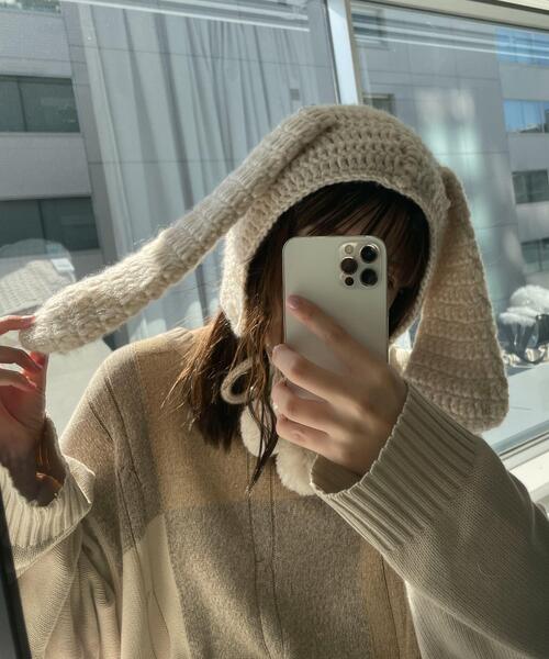 WEGO（ウィゴー）の「WEGO/ウサミミバラクラバ（ニットキャップ