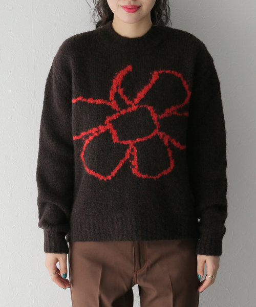 Paloma Wool（パロマウール）の「【PALOMA WOOL/パロマ ウール】FLOREKE：ニット（ニット/セーター・レディース・ブラウン・SMALL）」の4枚目の写真