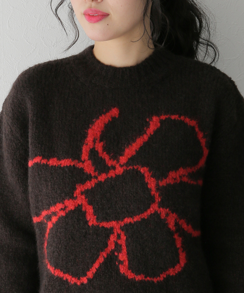 Paloma Wool（パロマウール）の「【PALOMA WOOL/パロマ ウール】FLOREKE：ニット（ニット/セーター・レディース・ブラウン・SMALL）」の7枚目の写真