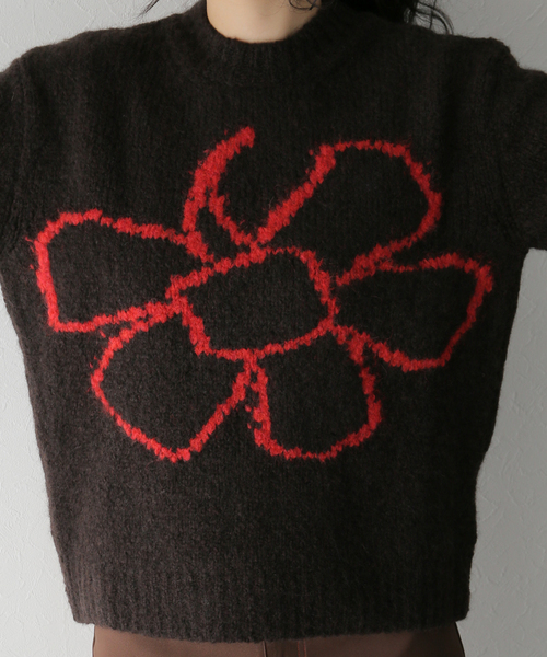 Paloma Wool（パロマウール）の「【PALOMA WOOL/パロマ ウール】FLOREKE：ニット（ニット/セーター・レディース・ブラウン・SMALL）」の11枚目の写真