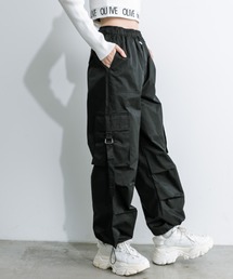 OLIVE des OLIVE | つやつやサイドベルトカーゴパンツ　1032020160(カーゴパンツ)