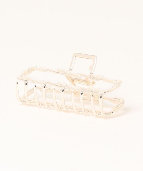 Heather（ヘザー）の「スクエアパールバンス　987242（バレッタ/ヘアクリップ・レディース・ゴールド・ONE SIZE）」の5枚目の写真