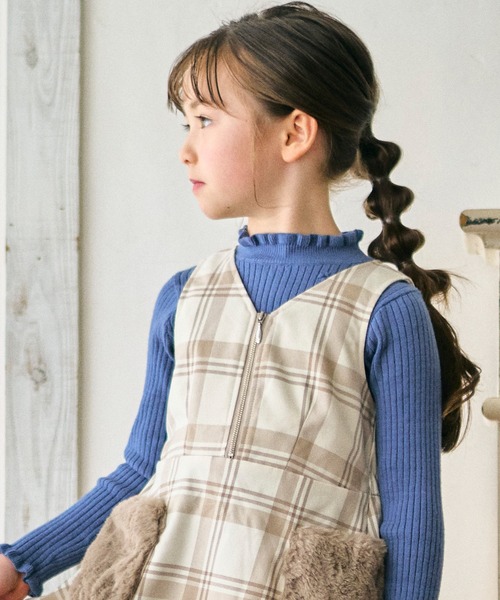 apres les cours（アプレレクール）の「【洗えるニット】お花フリル