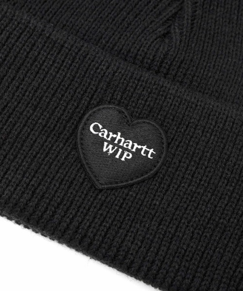 Carhartt(カーハート)の「Carhartt WIP/カーハートダブリューアイピー ビーニー HEART PATCH BEANIE I032226(ニットキャップ/ビーニー・メンズ・ブラウン/ブラック/アイボリー・FREE)」の8枚目の写真