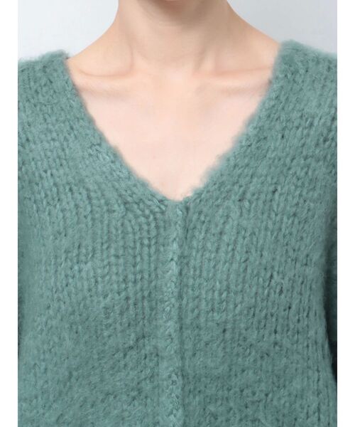 EMODA(エモダ)の「オーバーサイズショルダーニット(ニット/セーター・レディース・ブラック/ブルー/イエロー/アイボリー・FREE)」の13枚目の写真