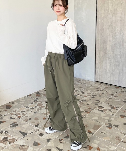 セール】サイドスリットリボンミリタリーパンツ（その他パンツ