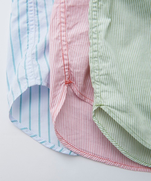 PAR ICI（パーリッシィ）の「ストライプ ちび襟シャツ（シャツ/ブラウス・レディース・その他/グリーン/レッド・FREE）」の12枚目の写真