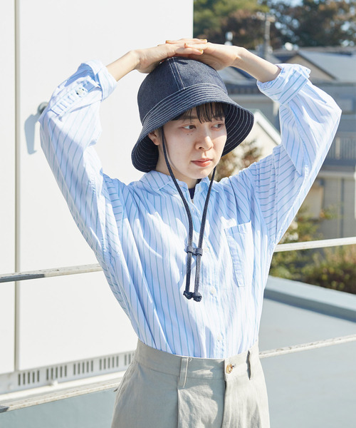 PAR ICI（パーリッシィ）の「ストライプ ちび襟シャツ（シャツ/ブラウス・レディース・その他/グリーン/レッド・FREE）」の11枚目の写真