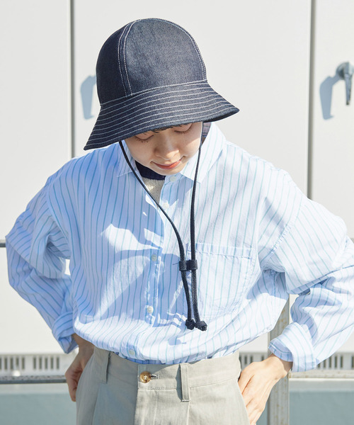 PAR ICI（パーリッシィ）の「ストライプ ちび襟シャツ（シャツ/ブラウス・レディース・その他/グリーン/レッド・FREE）」の9枚目の写真