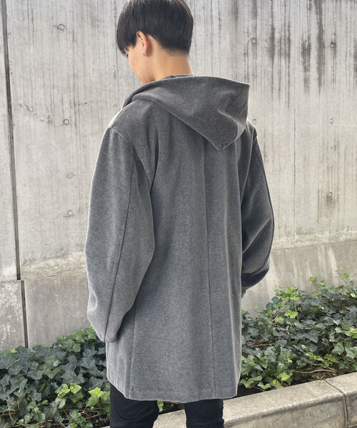 COMME CA ISM(コムサイズム)の「ベロアフリース カーディガン(カーディガン/ボレロ・メンズ・チャコール/ベージュ/ブラック・M/L)」の10枚目の写真