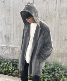 ベロアフリース カーディガン