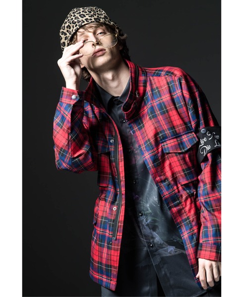 glamb(グラム)の「Slight Flower Shirts / スライトフラワーシャツ(シャツ/ブラウス・メンズ・ブラック・L/M/S)」の4枚目の写真