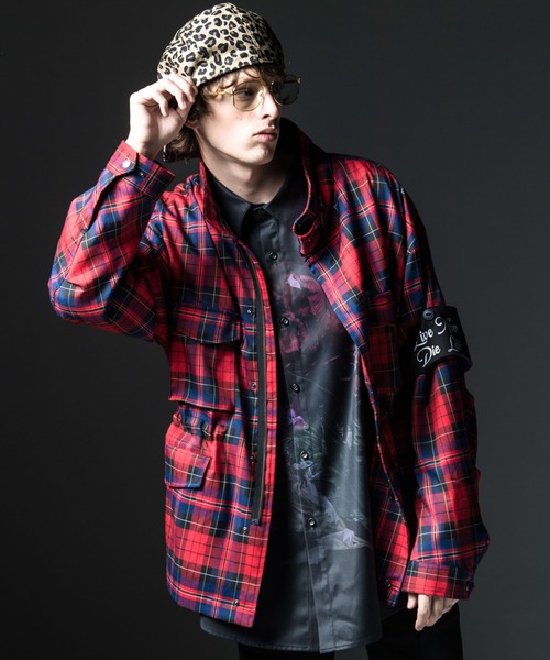 glamb(グラム)の「Slight Flower Shirts / スライトフラワーシャツ(シャツ/ブラウス・メンズ・ブラック・L/M/S)」の5枚目の写真