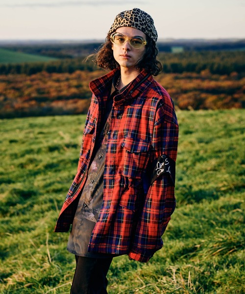 glamb(グラム)の「Slight Flower Shirts / スライトフラワーシャツ(シャツ/ブラウス・メンズ・ブラック・L/M/S)」の9枚目の写真