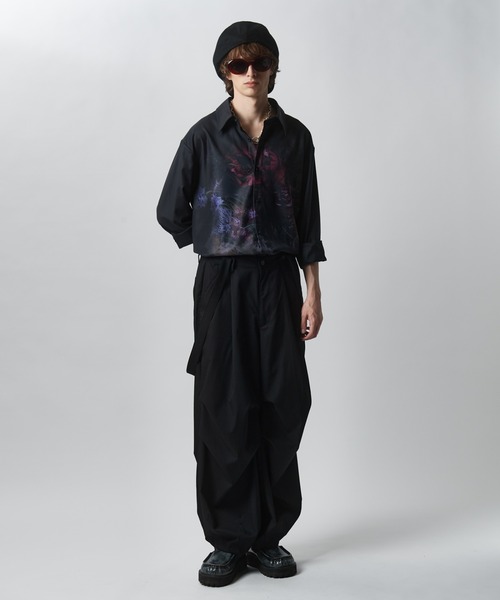 glamb(グラム)の「Slight Flower Shirts / スライトフラワーシャツ(シャツ/ブラウス・メンズ・ブラック・L/M/S)」の20枚目の写真