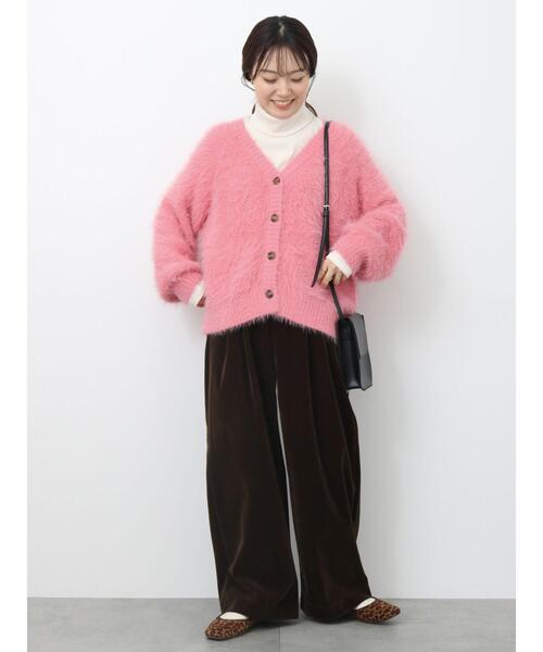 ehka sopo（エヘカソポ）の「別珍ツータックパンツ（その他パンツ・レディース・ブラウン/グレー/キャメル・F）」の8枚目の写真