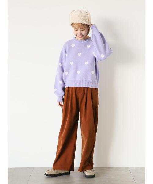 ehka sopo（エヘカソポ）の「別珍ツータックパンツ（その他パンツ・レディース・ブラウン/グレー/キャメル・F）」の15枚目の写真