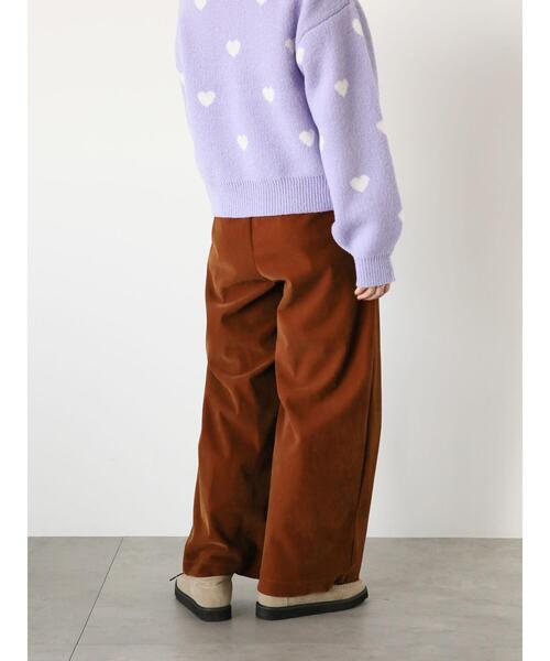 ehka sopo（エヘカソポ）の「別珍ツータックパンツ（その他パンツ・レディース・ブラウン/グレー/キャメル・F）」の16枚目の写真