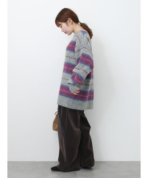 ehka sopo（エヘカソポ）の「別珍ツータックパンツ（その他パンツ・レディース・ブラウン/グレー/キャメル・F）」の18枚目の写真