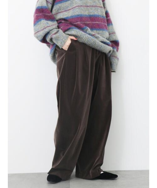 ehka sopo（エヘカソポ）の「別珍ツータックパンツ（その他パンツ・レディース・ブラウン/グレー/キャメル・F）」の19枚目の写真