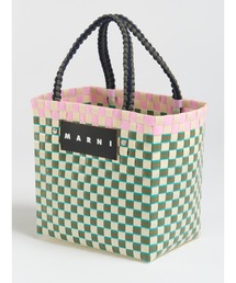 【美品】MARNI マルニマーケット ジャージハンドル ミニバケット かごバック MARNI MARKET（マルニマーケット）の「ジャージーハンドル ミニ