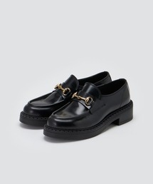 PELLICO SUNNY | PIA 撥水 ビットシューズ 4.0cm BLACK(ローファー)