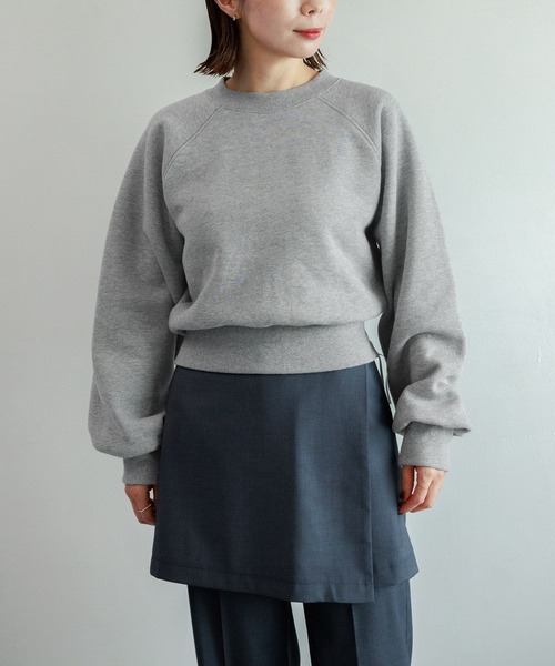 LEPSIM（レプシィム）の「【FOR I SERIES】サイドZIPショートプルオーバー　988563（Tシャツ/カットソー・レディース・ライトグレー/オフホワイト/ブラック・FREE）」の3枚目の写真