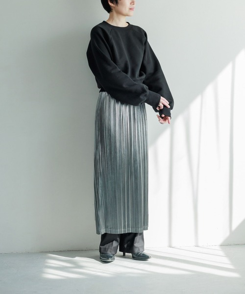 LEPSIM（レプシィム）の「【FOR I SERIES】サイドZIPショートプルオーバー　988563（Tシャツ/カットソー・レディース・ライトグレー/オフホワイト/ブラック・FREE）」の15枚目の写真