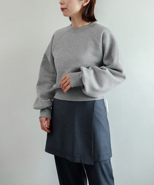 LEPSIM（レプシィム）の「【FOR I SERIES】サイドZIPショートプルオーバー　988563（Tシャツ/カットソー・レディース・ライトグレー/オフホワイト/ブラック・FREE）」の18枚目の写真