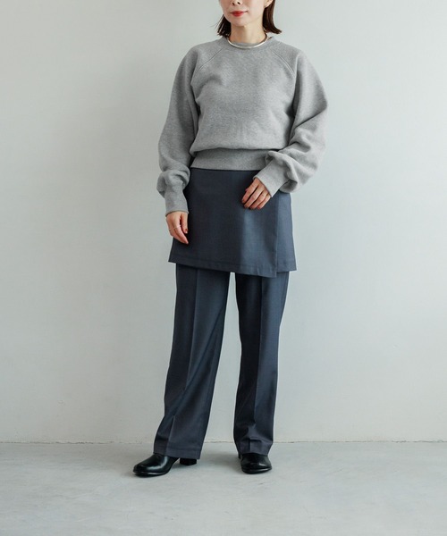 LEPSIM（レプシィム）の「【FOR I SERIES】サイドZIPショートプルオーバー　988563（Tシャツ/カットソー・レディース・ライトグレー/オフホワイト/ブラック・FREE）」の20枚目の写真