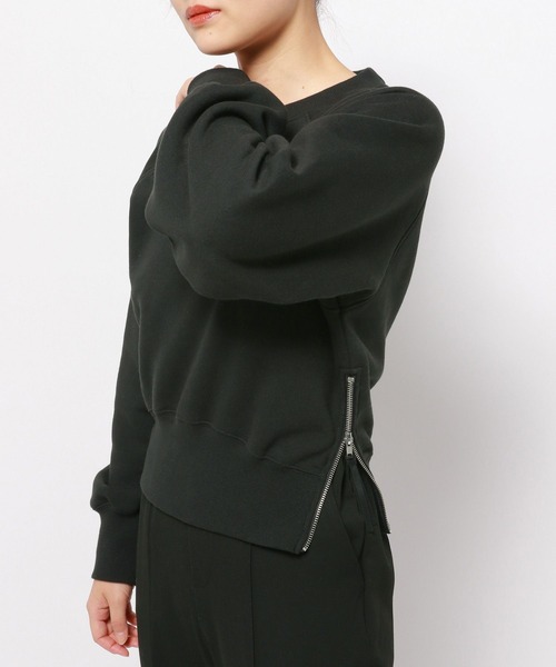 LEPSIM（レプシィム）の「【FOR I SERIES】サイドZIPショートプルオーバー　988563（Tシャツ/カットソー・レディース・ライトグレー/オフホワイト/ブラック・FREE）」の21枚目の写真