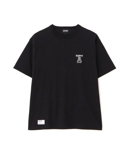 schott(ショット)の「Schott/ショット/T-SHIRT "GIRLS WITH BULLDOG”/Tシャツ "ガールズ ウィズ ブルドッグ"(Tシャツ/カットソー・メンズ・ホワイト/ブラック・XL/L/M/S)」の21枚目の写真