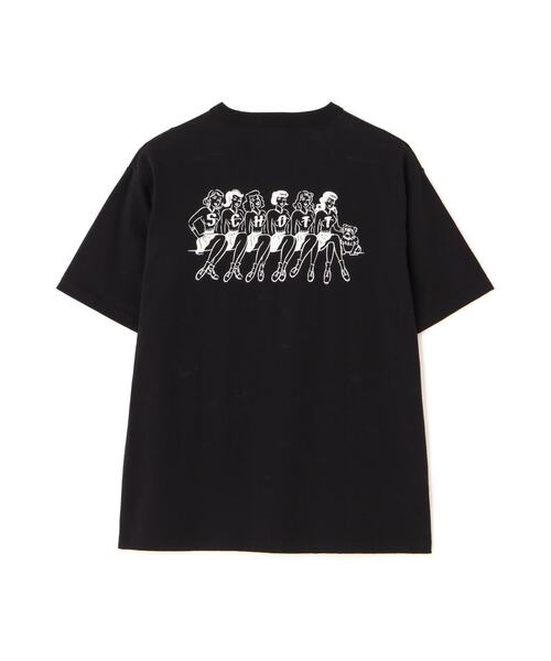 schott(ショット)の「Schott/ショット/T-SHIRT "GIRLS WITH BULLDOG”/Tシャツ "ガールズ ウィズ ブルドッグ"(Tシャツ/カットソー・メンズ・ホワイト/ブラック・XL/L/M/S)」の22枚目の写真