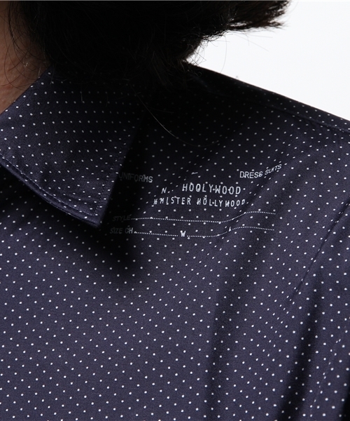 N.HOOLYWOOD(N.ハリウッド)の「●N.HOOLYWOOD / REG SHIRT -DOT-(シャツ/ブラウス・メンズ・ネイビー・36/38)」の4枚目の写真
