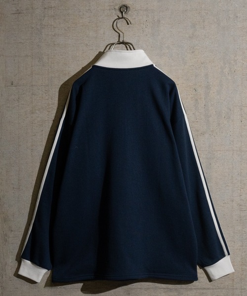 Red Cap Girl（レッドキャプガール）の「【a-r】〔RedCapGirl/レッドキャップガール〕サイドライン ワンポイント刺繍 ハーフジップ（スウェット・メンズ・ネイビー/アイボリー/ブラック・LARGE/MEDIUM/X-LARGE）」の16枚目の写真