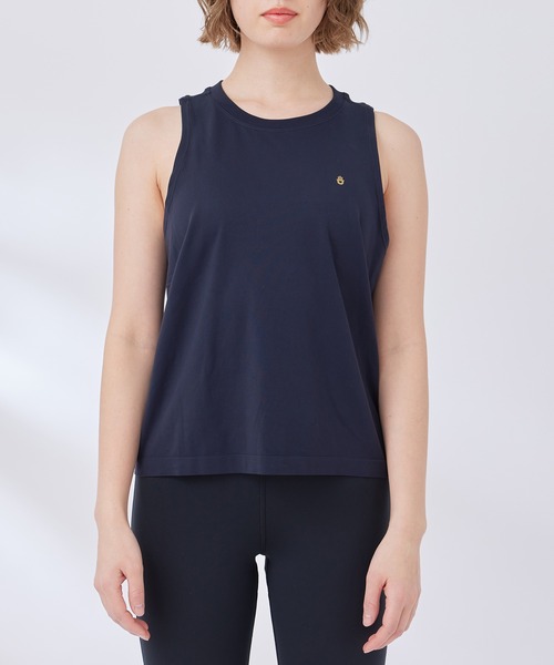 Spiritual Gangster（スピリチュアルギャングスター）の「【SPIRITUAL GANGSTER】ELEVATE SEAMLESS MUSCLE TANK（タンクトップ・レディース・ブラック/レッド/ホワイト系その他・S）」の12枚目の写真