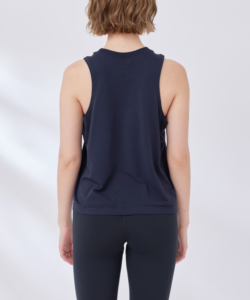 Spiritual Gangster（スピリチュアルギャングスター）の「【SPIRITUAL GANGSTER】ELEVATE SEAMLESS MUSCLE TANK（タンクトップ・レディース・ブラック/レッド/ホワイト系その他・S）」の14枚目の写真