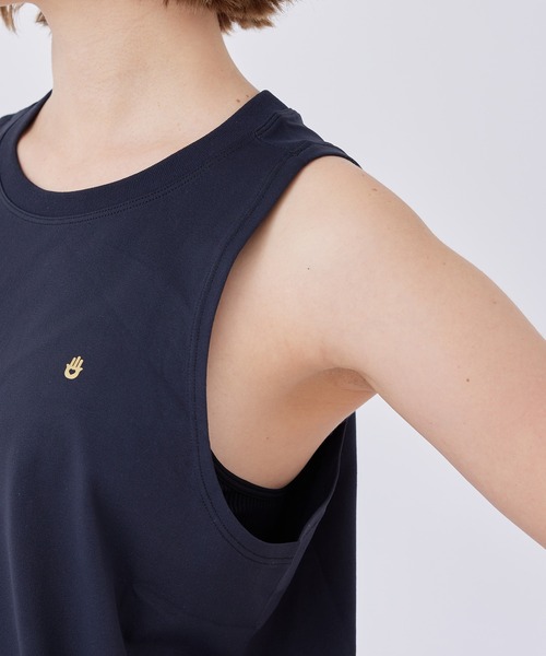 Spiritual Gangster（スピリチュアルギャングスター）の「【SPIRITUAL GANGSTER】ELEVATE SEAMLESS MUSCLE TANK（タンクトップ・レディース・ブラック/レッド/ホワイト系その他・S）」の15枚目の写真