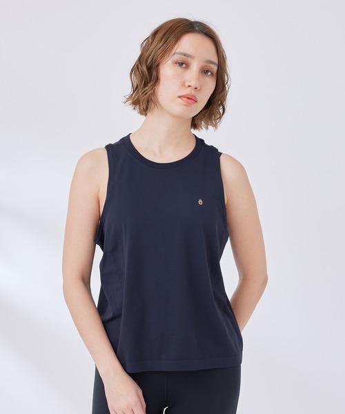 Spiritual Gangster（スピリチュアルギャングスター）の「【SPIRITUAL GANGSTER】ELEVATE SEAMLESS MUSCLE TANK（タンクトップ・レディース・ブラック/レッド/ホワイト系その他・S）」の6枚目の写真