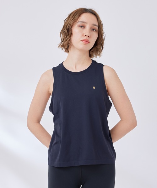 Spiritual Gangster（スピリチュアルギャングスター）の「【SPIRITUAL GANGSTER】ELEVATE SEAMLESS MUSCLE TANK（タンクトップ・レディース・ブラック/レッド/ホワイト系その他・S）」の7枚目の写真