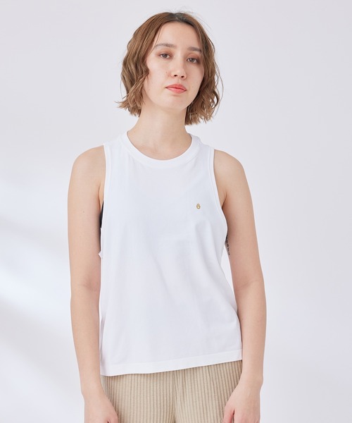 Spiritual Gangster（スピリチュアルギャングスター）の「【SPIRITUAL GANGSTER】ELEVATE SEAMLESS MUSCLE TANK（タンクトップ・レディース・ブラック/レッド/ホワイト系その他・S）」の5枚目の写真