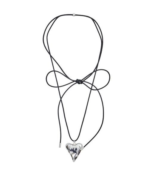 Ameri（アメリ）の「NICKEL FREE HEART MOTIF NECKLACE（ネックレス・レディース・シルバー/ゴールド・FREE）」の5枚目の写真