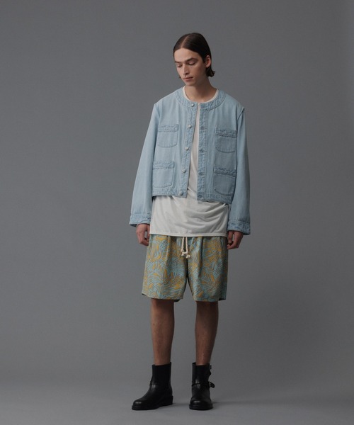 ADAM ET ROPE'(アダムエロペ)の「デニム カラーレス ルーズ ジャケット(デニムジャケット・メンズ・ブルー系その他6/ネイビー・L/M)」の16枚目の写真